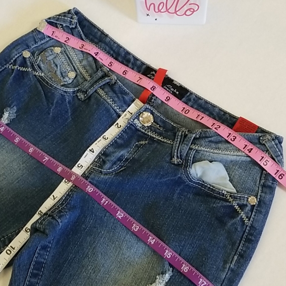 Eighty Eight Perfect Distressed Jeans Sz 9 - Picture 4 of 12